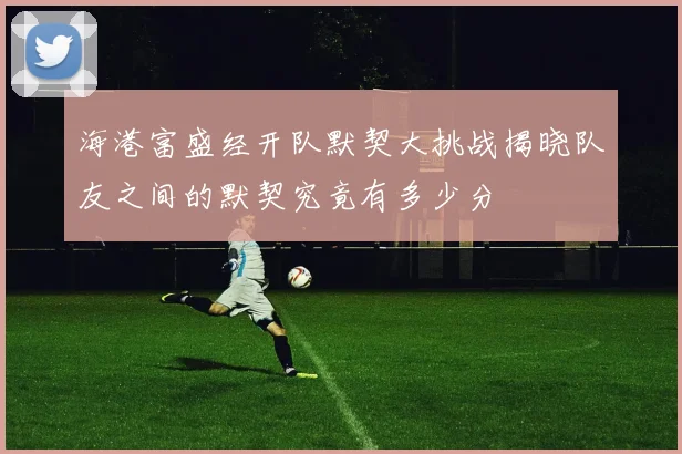 海港富盛经开队默契大挑战揭晓队友之间的默契究竟有多少分